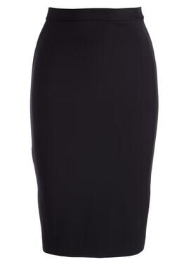 Theory Hemdall B Pencil Skirt Size 8 Black Continuous Waist Good Wool NWT